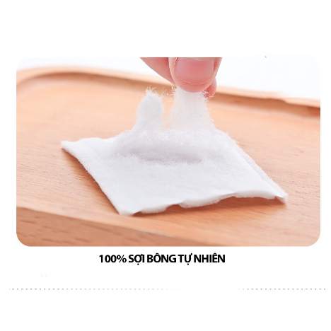 Bông tẩy trang 3 lớp Cotton Pads 222 miếng, Bông tẩy trang 3 lớp cotton , bông tẩy trang Lameila mềm dai siêu tiết kiệm