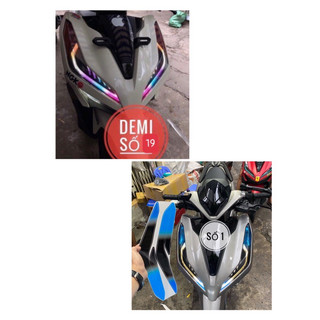 Decal Dán Đèn Demi Vario 2018-2025 Decal Chống Thấm Nước