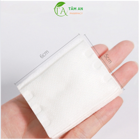 Bông tẩy trang 3 lớp Cotton Pads 222 miếng, Bông tẩy trang 3 lớp cotton , bông tẩy trang Lameila mềm dai siêu tiết kiệm