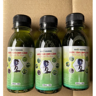 Nước tắm chim cảnh Nhất Hoàng chai 100ml