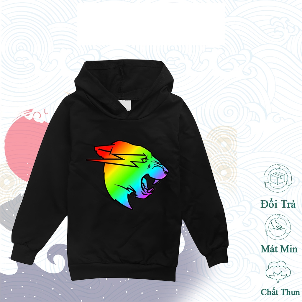 BST Áo hoodie in hình Mr Beast dành cho các fan - Có size Từ 30kg trở lên