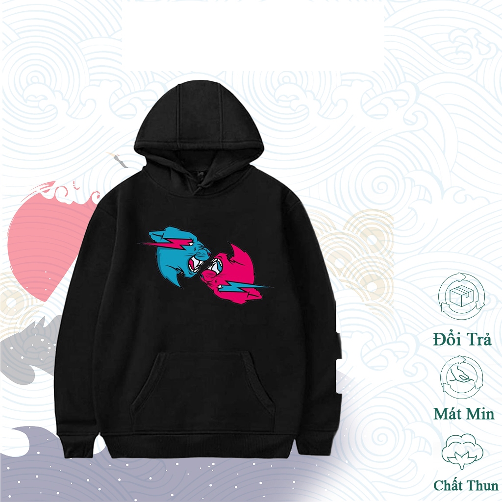 BST Áo hoodie in hình Mr Beast dành cho các fan - Có size Từ 30kg trở lên
