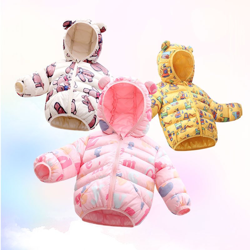 Áo Khoác Phao Siêu Nhẹ Hàng QC Cao Cấp Cho Bé Trai, Bé Gái Dày Dăn Mùa Thu Đông Lạnh Cho Trẻ Em CAFE_BABY101