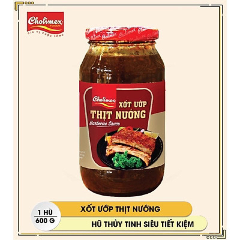 Xốt ướp thịt nướng Cholimex 600g,200g và 70g