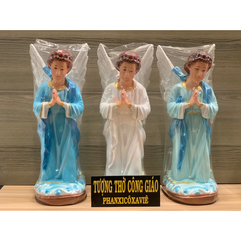 Tượng Thiên Thần Chầu 40cm - Tượng Thờ Công Giáo Phanxico Xavie.
