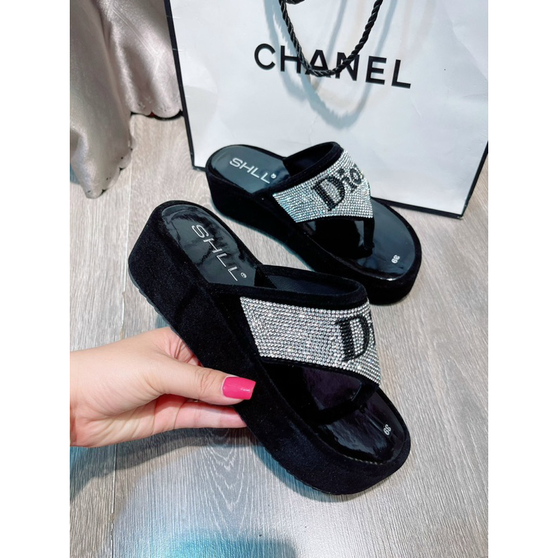 ❣️❣️Xuồng kẹp đính đá cực êm , Hàng Qc Loại 1 Siêu chất