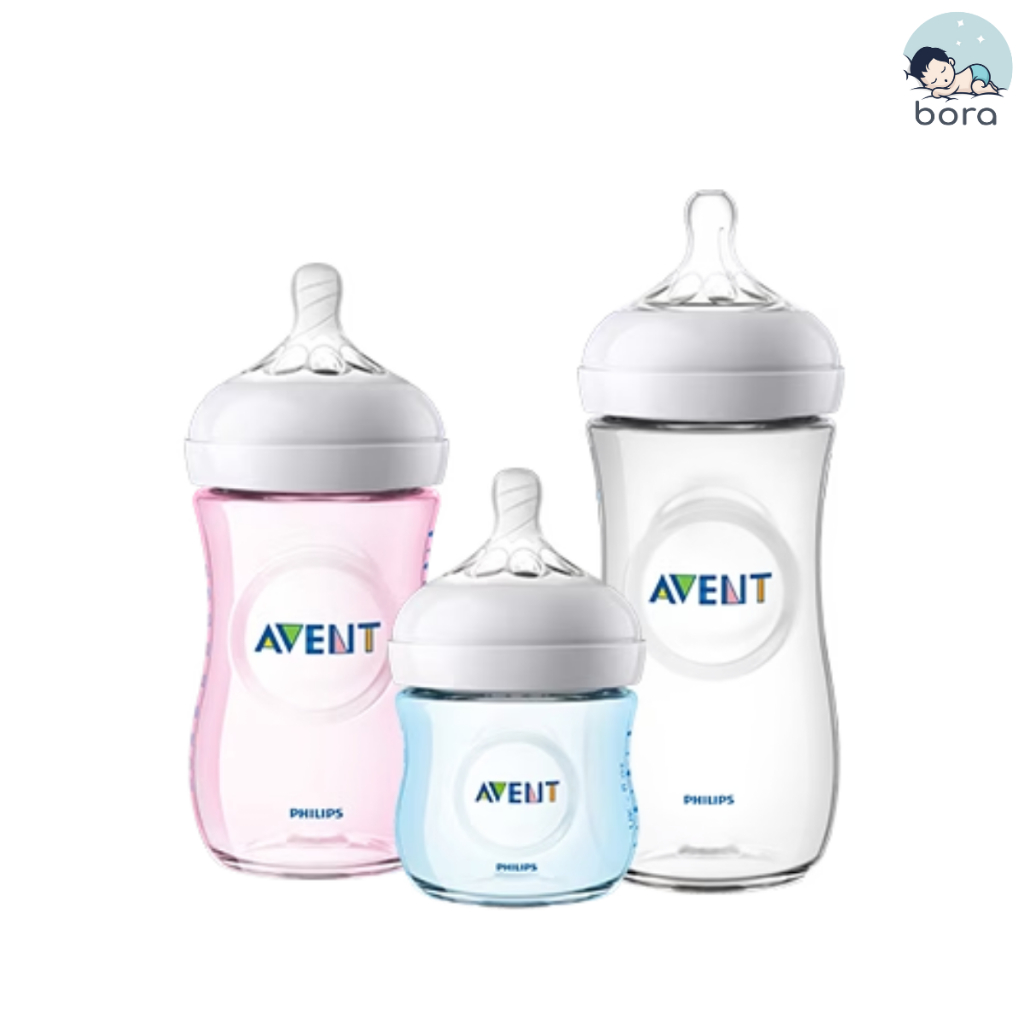 Bình sữa Avent Natural xanh, hồng 125ml 260ml chính hãng