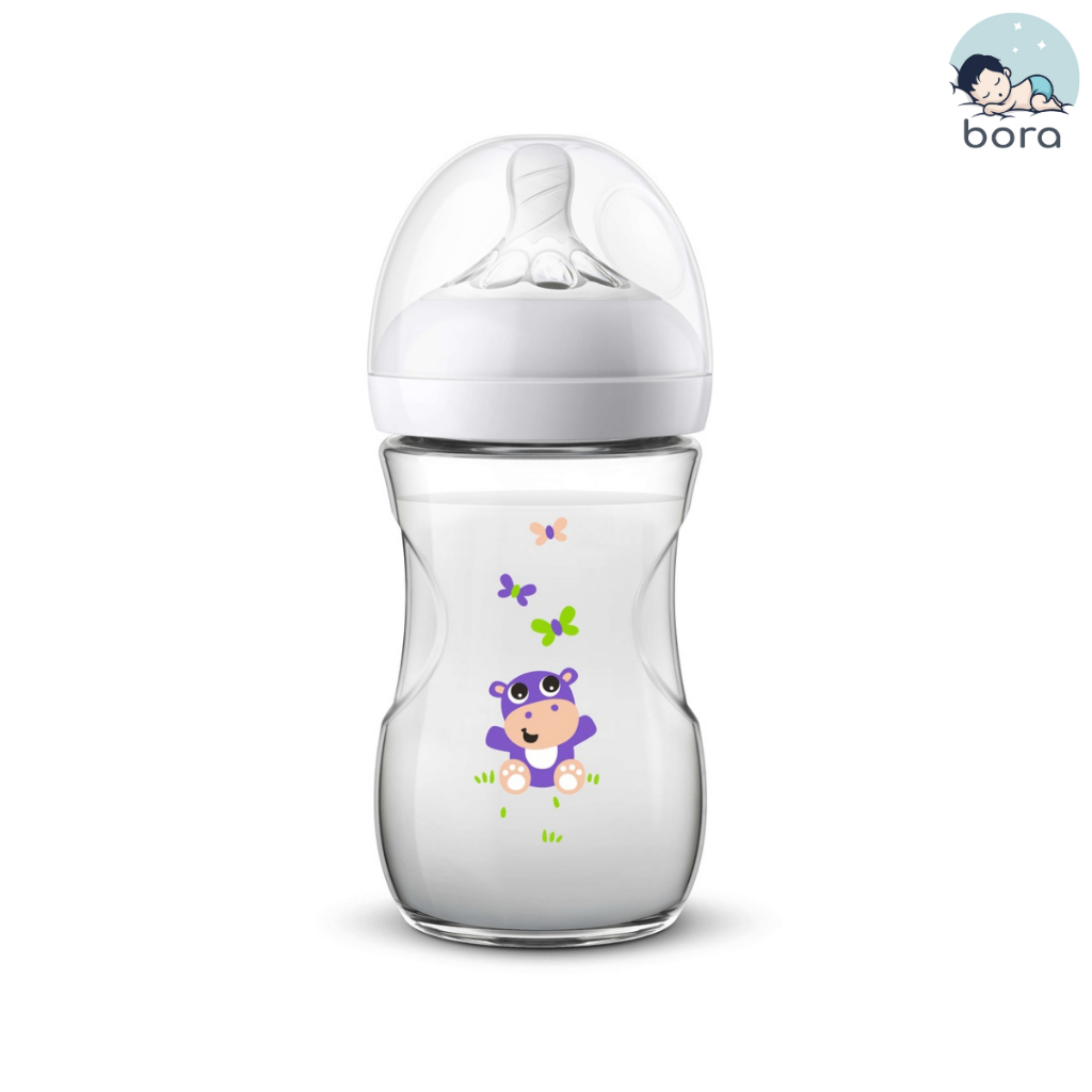 Bình sữa Avent Natural xanh, hồng 125ml 260ml chính hãng