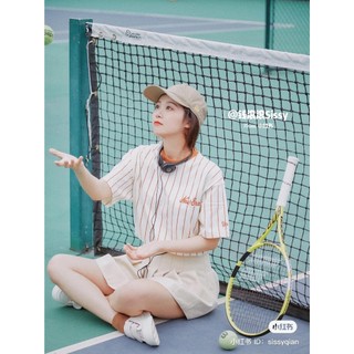 ÁO TEE THUN NEW ERA - KẺ SỌC ( AUTH )