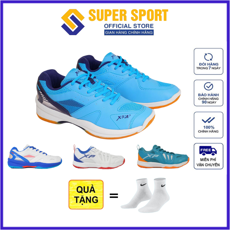 Giày bóng chuyền, Giày cầu lông XP CL05, CL03 nam nữ chính hãng tặng kèm tất dệt kim khử mùi - Đế chơi sân bê tông tốt