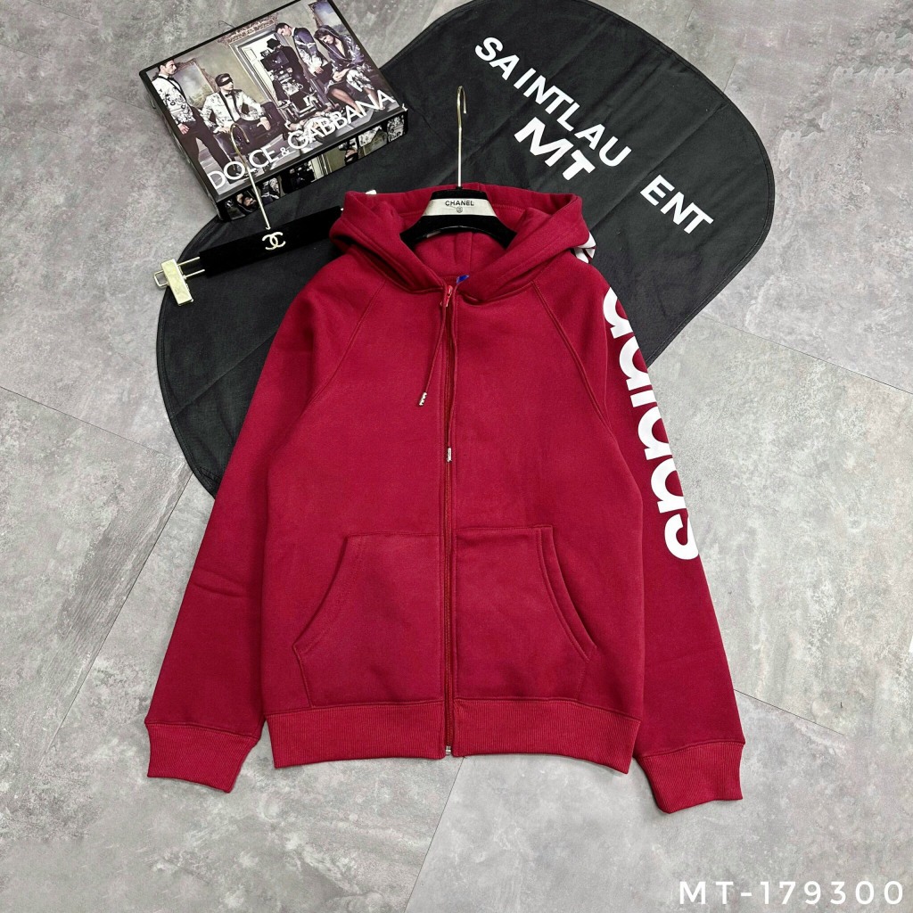 Áo Hoodie zip khóa kéo hàng 4 size đủ màu với độ hoàn thiện cao