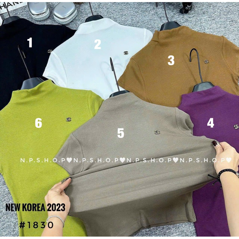 ÁO THUN CỔ LEO TAY HẾN TAG X HOTTREND HÀNG QCL1 MS21133