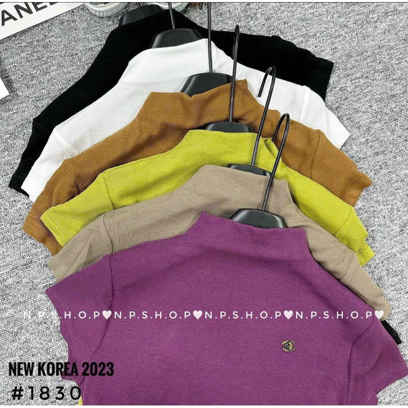 ÁO THUN CỔ LEO TAY HẾN TAG X HOTTREND HÀNG QCL1 MS21133