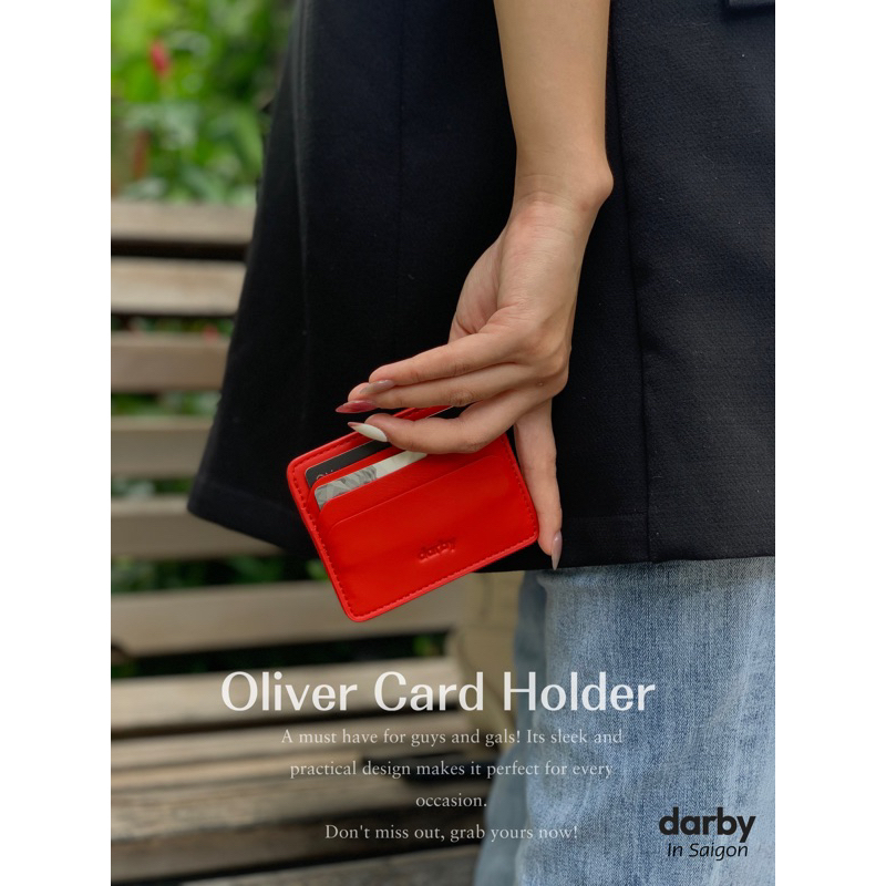 Ví đựng thẻ da Microfiber Oliver – Oliver Card Holder