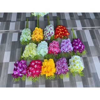 combo 10 Cành hoa lan hồ điệp- HOA GIẢ,HOA LỤA