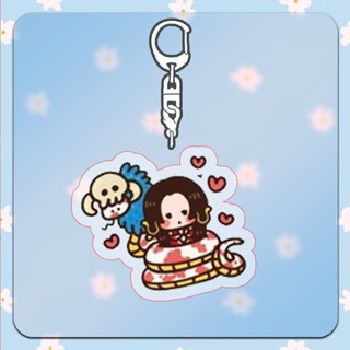 Móc khóa in hình ONE PIECE Đảo Hải Tặc quà tặng chibi mica anime xinh xắn arcylic manga dễ thương