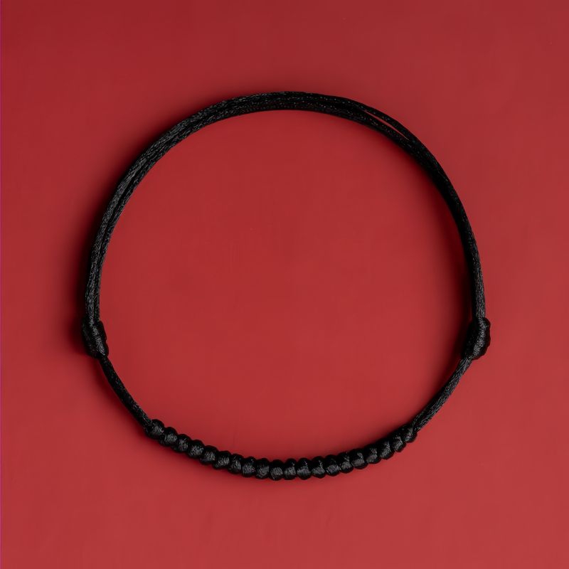 Lắc chân, vòng đeo chân dây đỏ và đen thời trang, cá tính cho nam và nữ