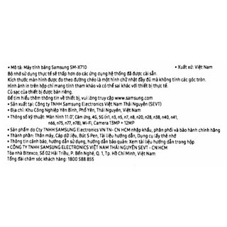 Máy tính bảng Samsung Galaxy Tab S9 5G - Chính Hãng New