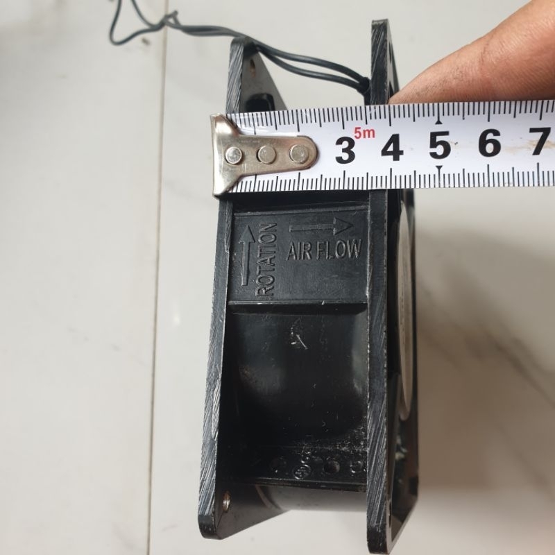 Quạt thông gió, hút mùi, tản nhiệt 220v vuông 12cm 0.14A siêu bền