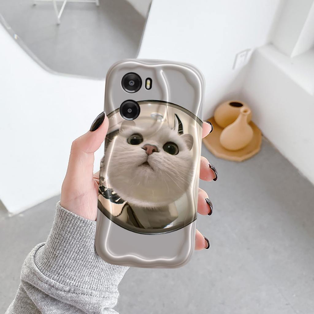 Ốp Lưng Samsung Oppo Vivo Xiaomi Redmi Realme hình Meme Meo Meo Cho Điện Thoại A15 A17 A12 A7 A57 A16 A16s A55 A16K A77