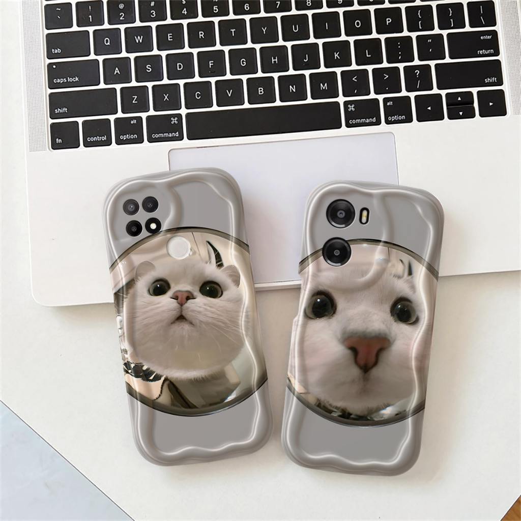 Ốp Lưng Samsung Oppo Vivo Xiaomi Redmi Realme hình Meme Meo Meo Cho Điện Thoại A15 A17 A12 A7 A57 A16 A16s A55 A16K A77