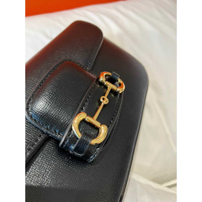 Túi Xách Gucci Horsebit 1955 Shouder Bag Trắng Đen Size 24  -  By Anh Dinh Phuong