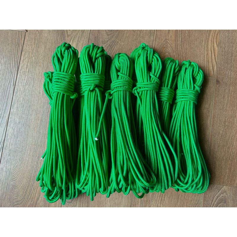 Dây dù tròn xanh quân đội 3ly 250gram 5ly 400gram 6ly 400gram