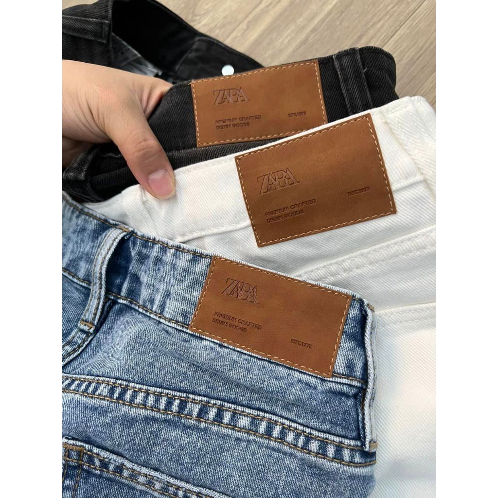 Short Jean Zara dư xịn lật lai