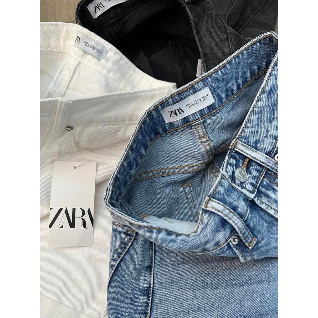 Short Jean Zara dư xịn lật lai