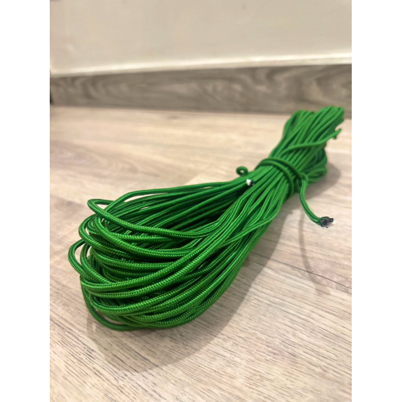 Dây dù tròn xanh quân đội 3ly 250gram 5ly 400gram 6ly 400gram