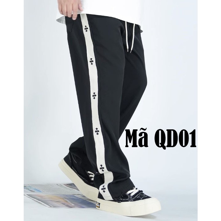 Quần jogger nam form rộng chất vải si gạo co dãn 4 chiều thoải mái không bị xù  bao giặt máy - mã QD01