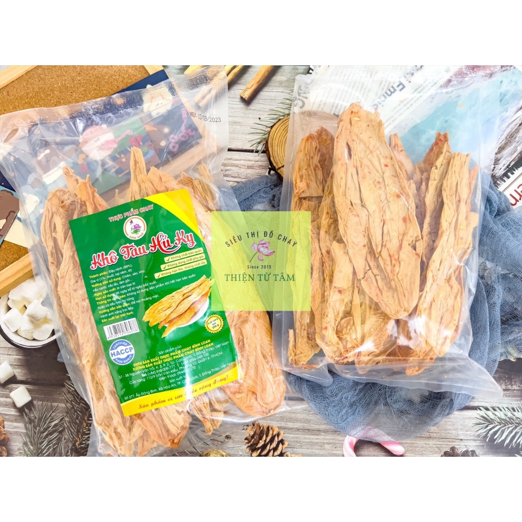 Khô Tàu Hủ Ky Chay Bình Loan Cho Bữa Chay Thêm Ngon Bịch 250G