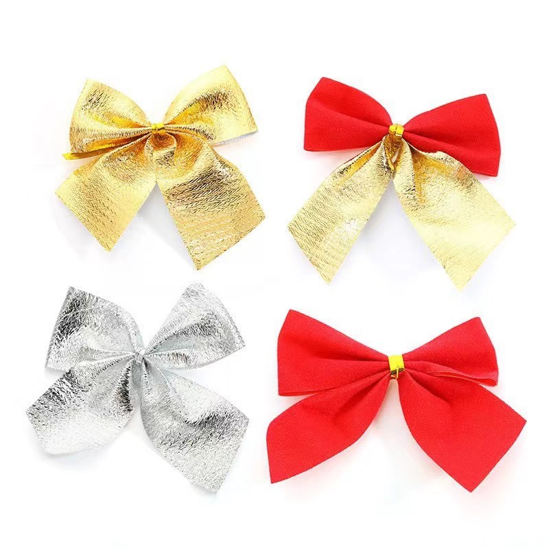 Sét 12 nơ trang trí noel 5,5CM