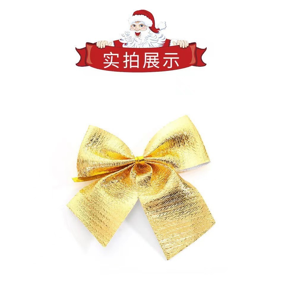 Sét 12 nơ trang trí noel 5,5CM