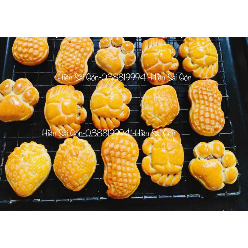 Bánh dứa hình các con vật ngộ nghĩnh cua,cá,gà,gấu…