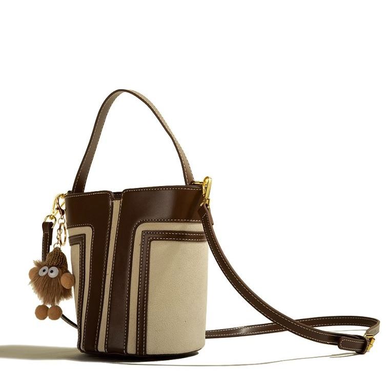 🌸Hàng Order🌸 Túi Xách Muzi&kai Chính Hãng Da Trơn Kiểu Giỏ Quai Da Quai Xách Móc Gấu Sang Chảnh Nữ Tính 🌸 Quảng Châu