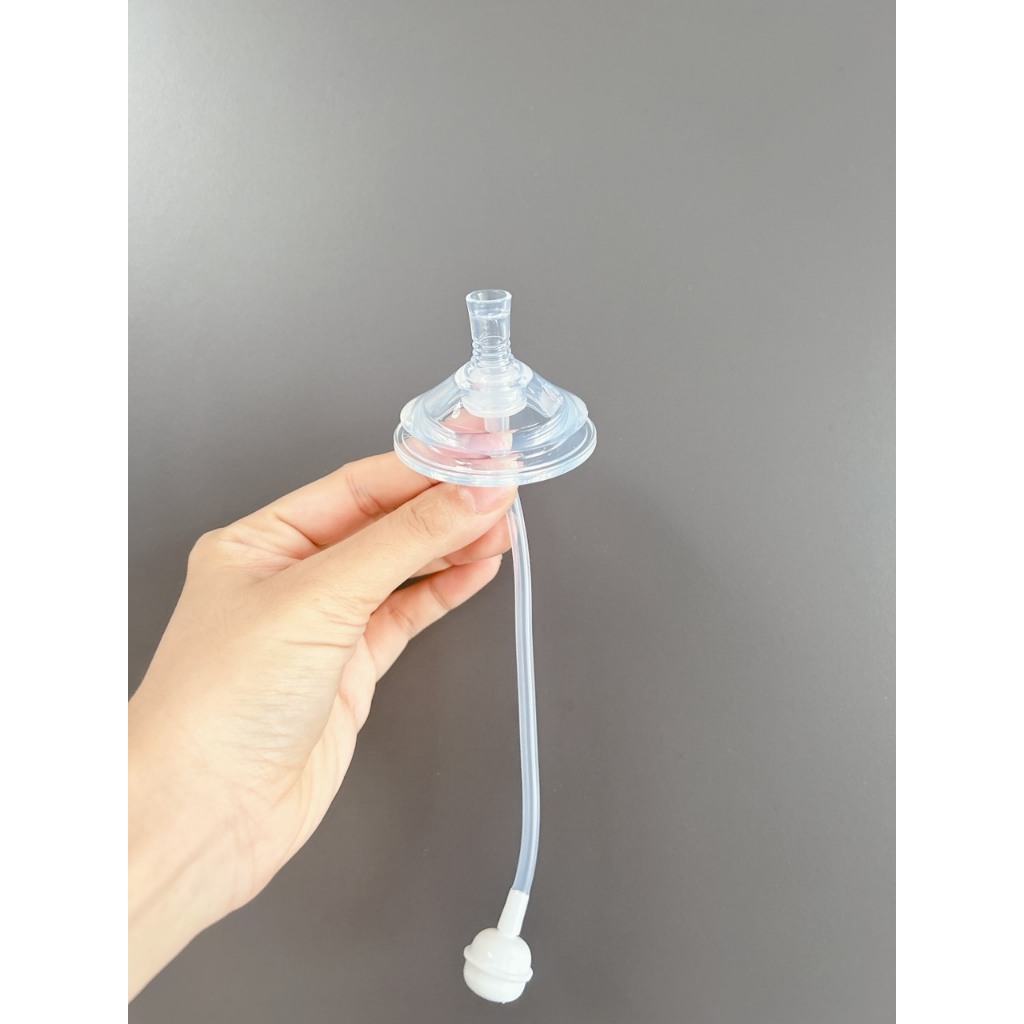 Set núm hút + dây tạ cho bình cổ rộng Avent, TGM / Phụ kiện tập hút cho bình Avent, TGM