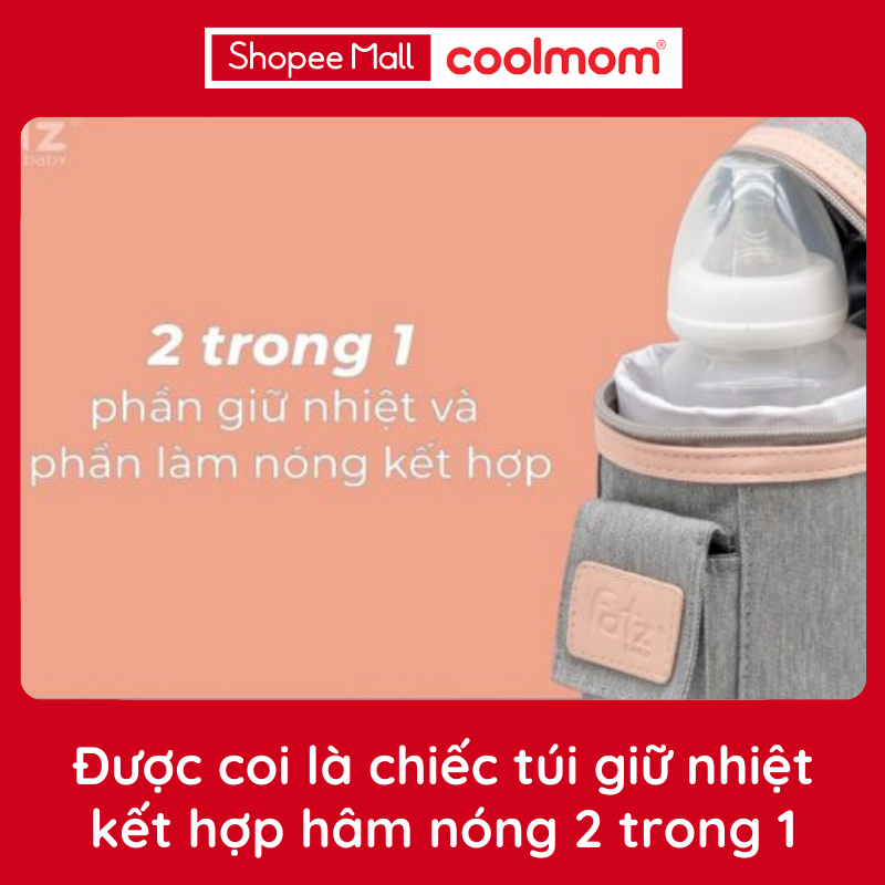 Dụng cụ hâm sữa xách tay Fatzbaby Ready 3 FB3103SL