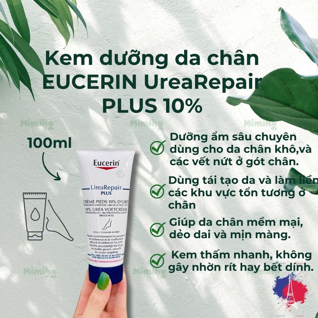 Kem dưỡng da chân Eucerin urea repair plus của Pháp_MiMi HG