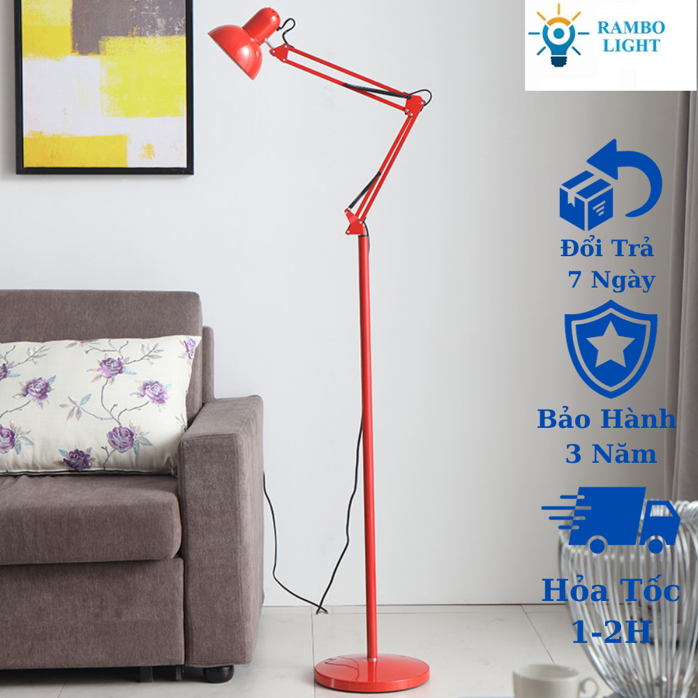 Đèn cây đứng PIXAR cao 2m decor phòng ngủ phòng khách, đọc sách, bóng LED chống cận chính hãng bảo hành 3 năm