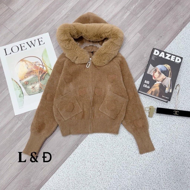 ÁO LEN ÉP MŨ LÔNG