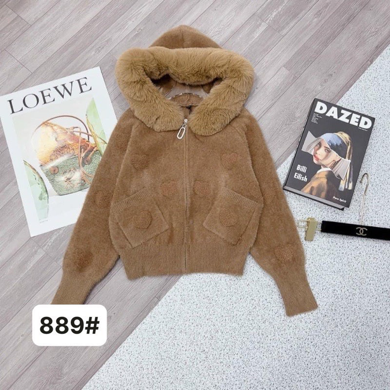 ÁO LEN ÉP MŨ LÔNG