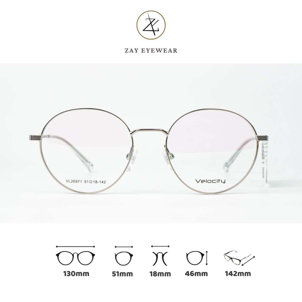 Gọng kính nam nữ Velocity titanium VL26971 phong cách thời trang cao cấp