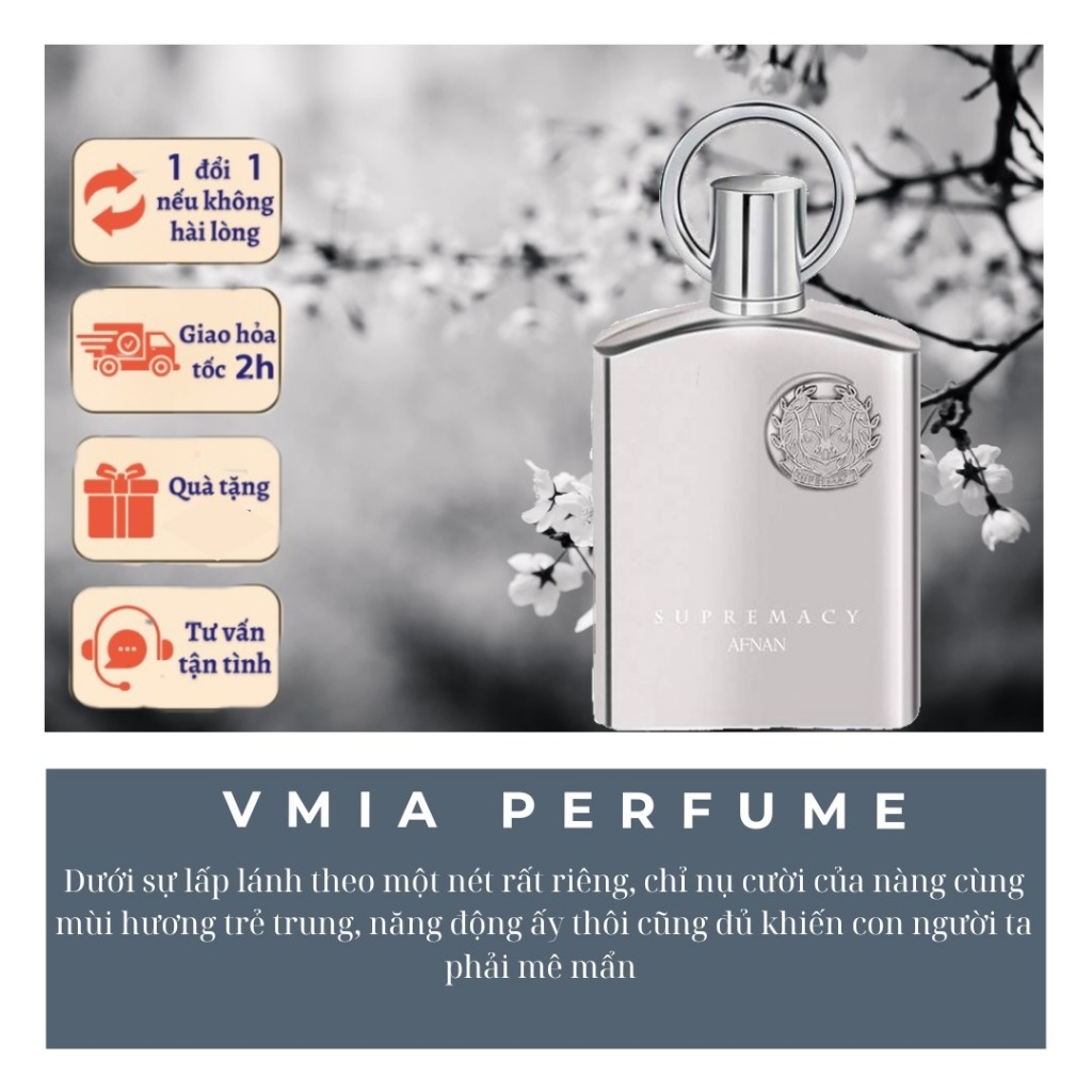 -ⱽᵐᶦᵃ- 10ml Afnan Supremacy Silver | Nước hoa nam