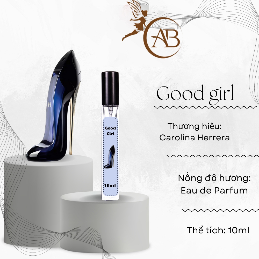 Nước hoa Good Girl dạng chiết 10ml sang trọng, quyến rũ - Aphrodite Beauty
