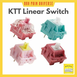 Switch KTT grapefruit rose mint peach 3 PIN Linear 53g công tắc bàn phím Switch KTT cho bàn phím cơ