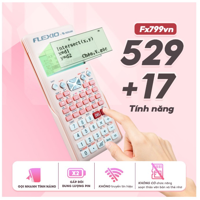 Máy tính khoa học Thiên Long Flexio Fx799VN
