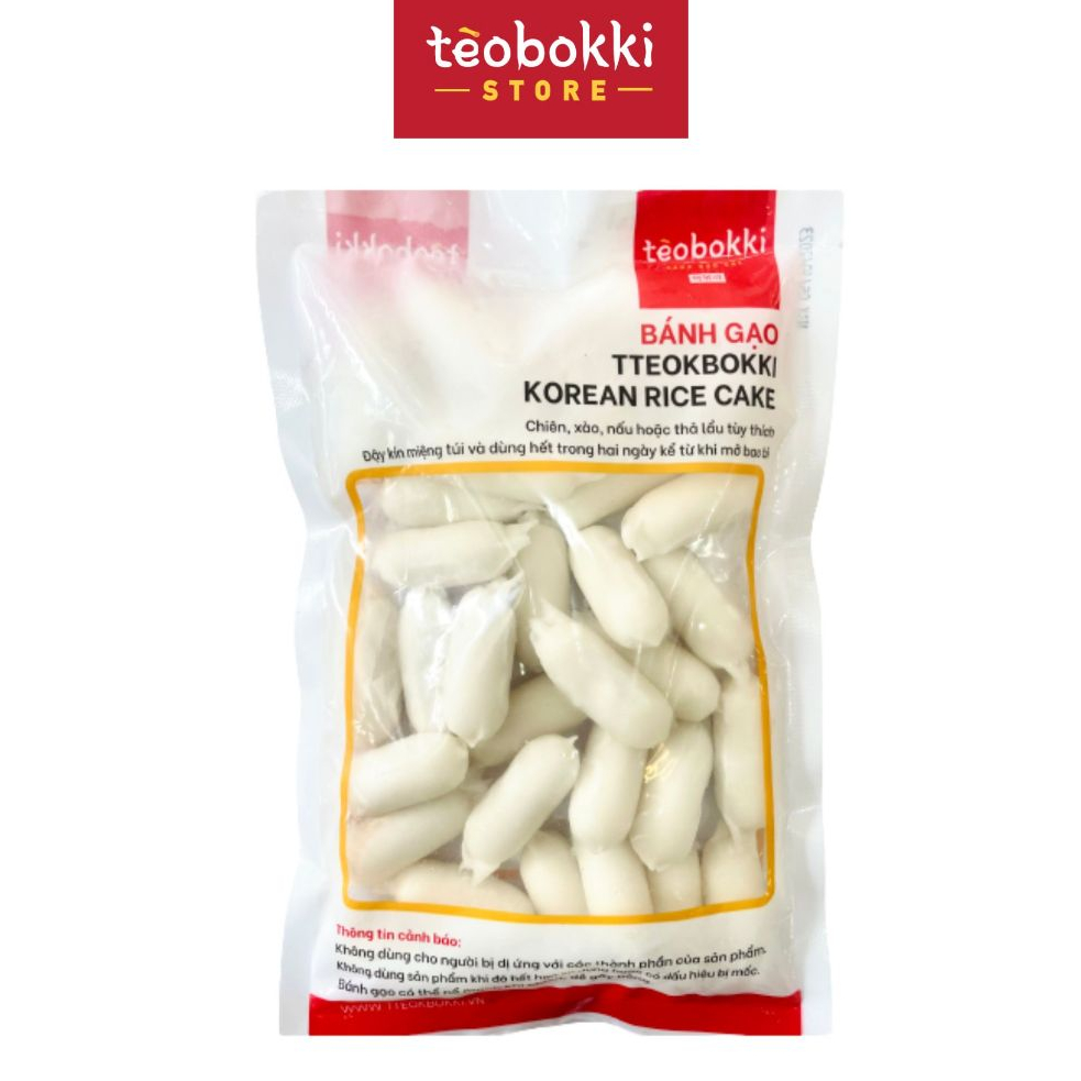  Bánh gạo nhân phô mai trứng muối Tèobokki 500g