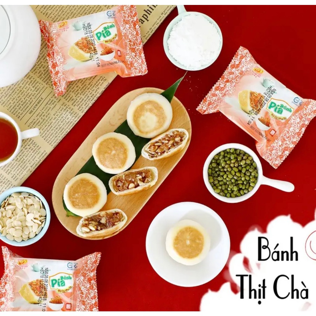 Bánh pía kim sa 15 vị mới siêu hot - Tân Huê Viên