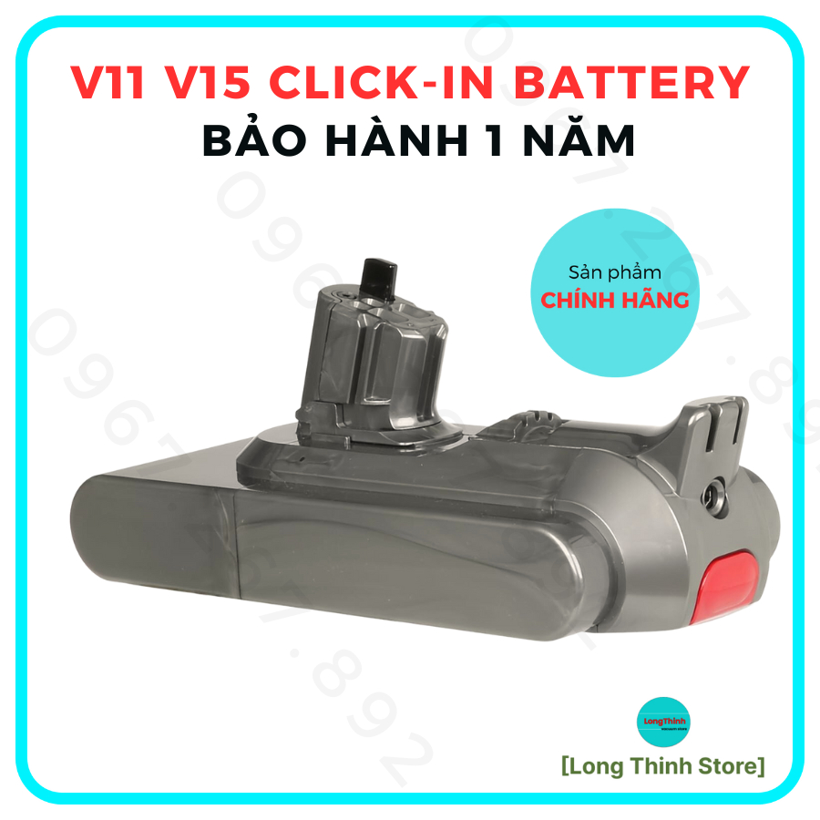 Chính hãng - Pin thay thế máy hút bụi 𝘿𝙮𝙨𝙤𝙣 V11 V15 Click-in battery